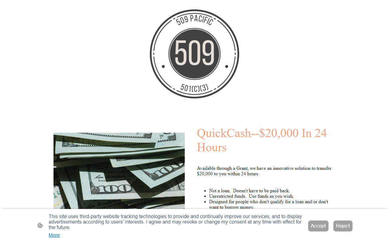 509pacific.com screenshot