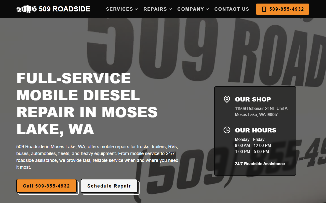 509roadside.com screenshot