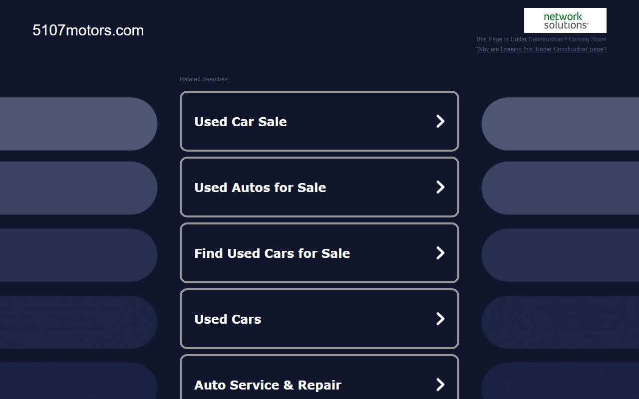 5107motors.com screenshot
