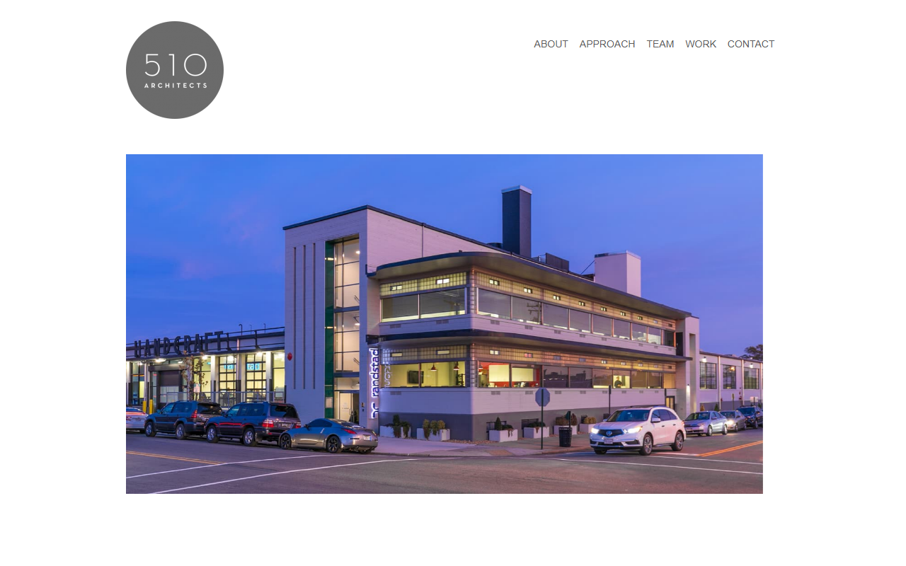 510architects.com screenshot