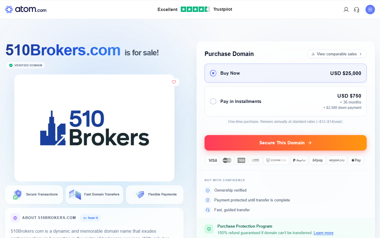 510brokers.com screenshot