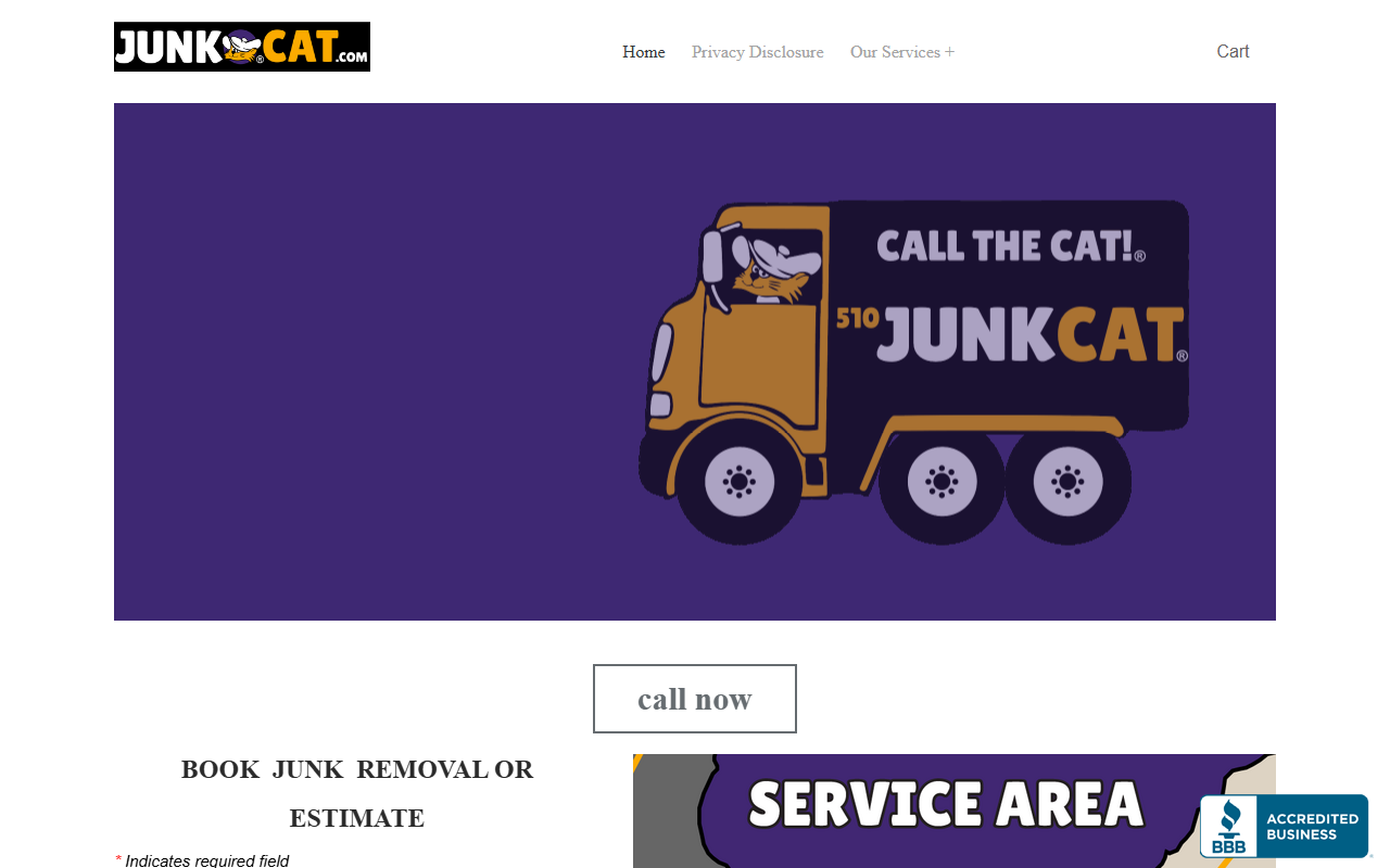 510junkcat.com screenshot
