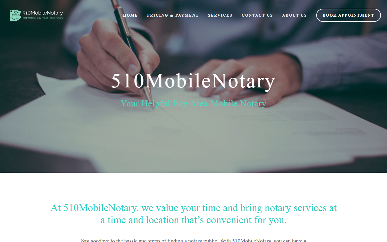 510mobilenotary.com screenshot