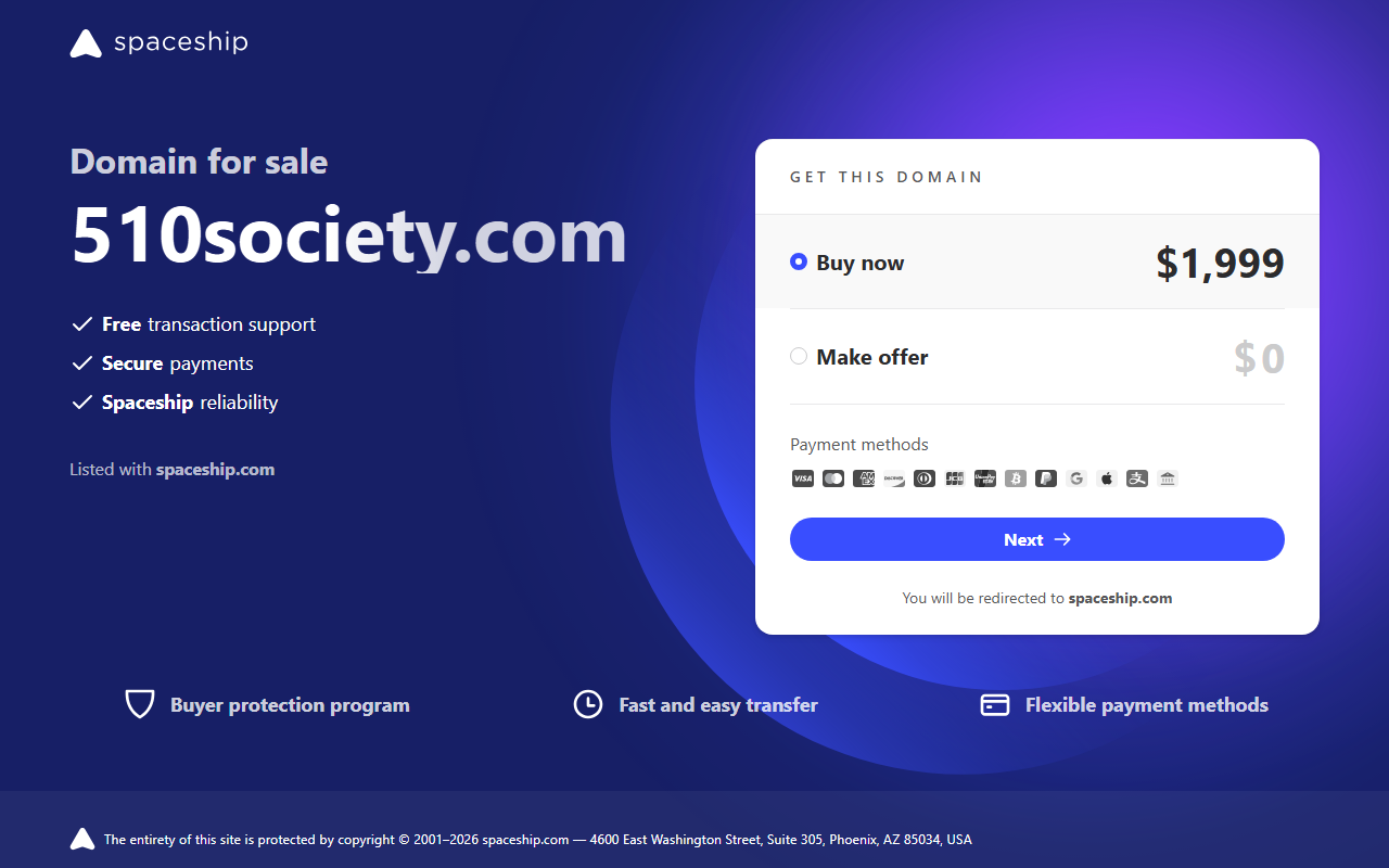 510society.com screenshot