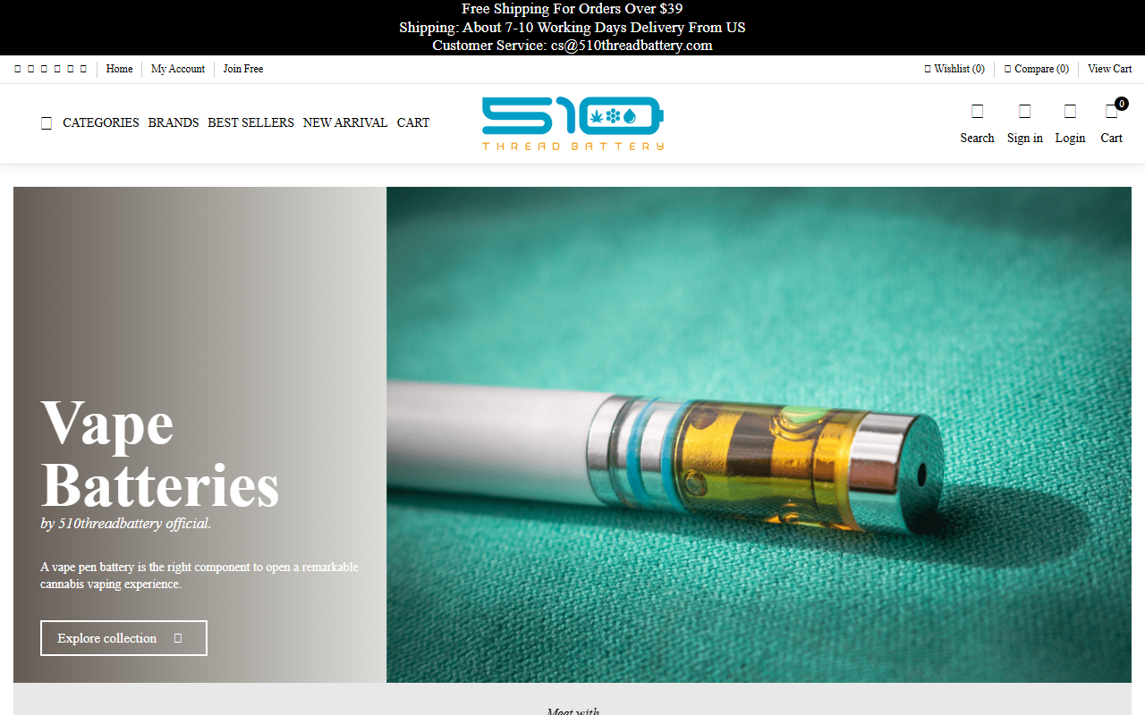 510threadbattery.com screenshot