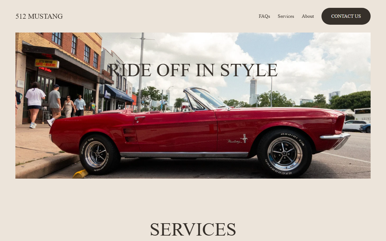 512-mustang.com screenshot