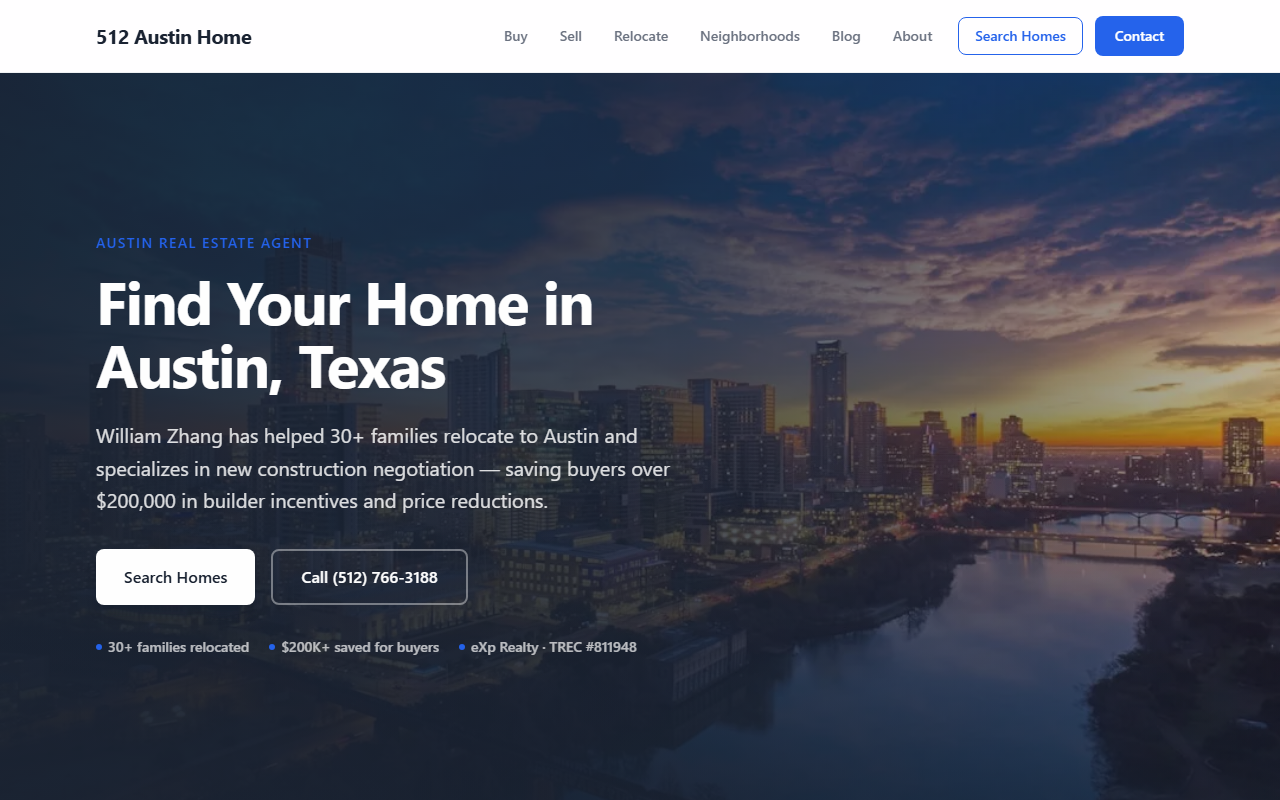 512austinhome.com screenshot