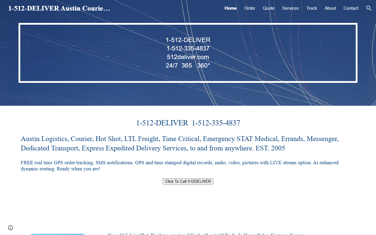 512deliver.com screenshot