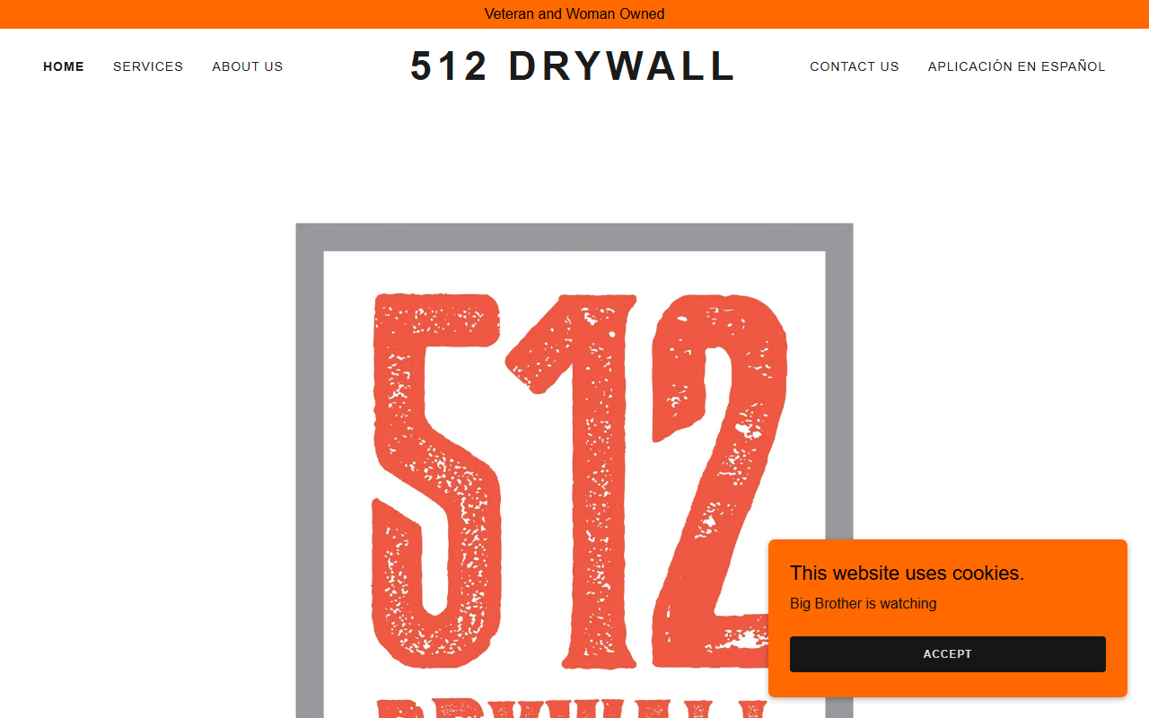 512drywall.com screenshot