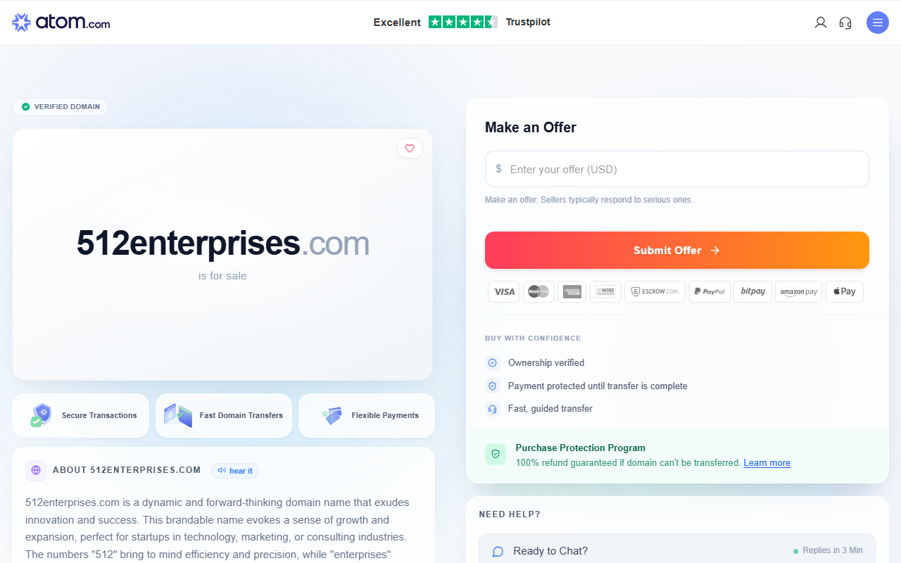 512enterprises.com screenshot