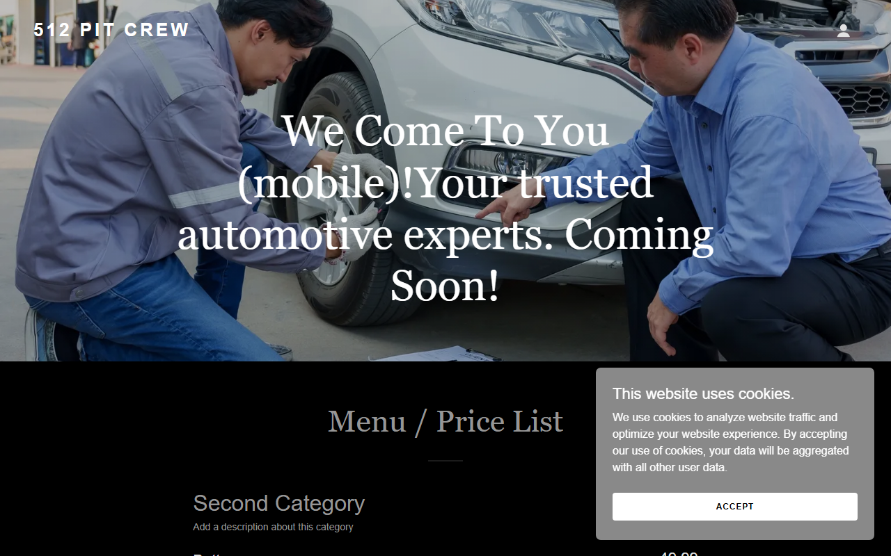 512pitcrew.com screenshot