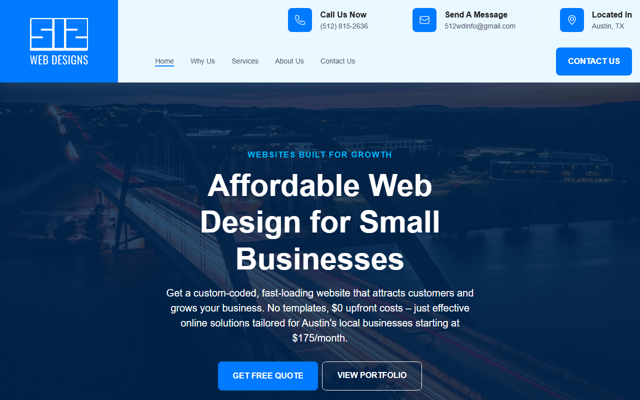 512webdesigns.com screenshot