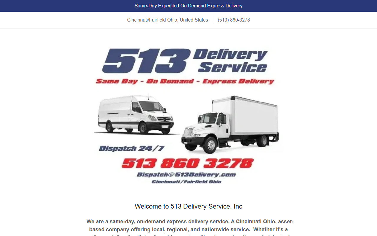 513delivery.com screenshot