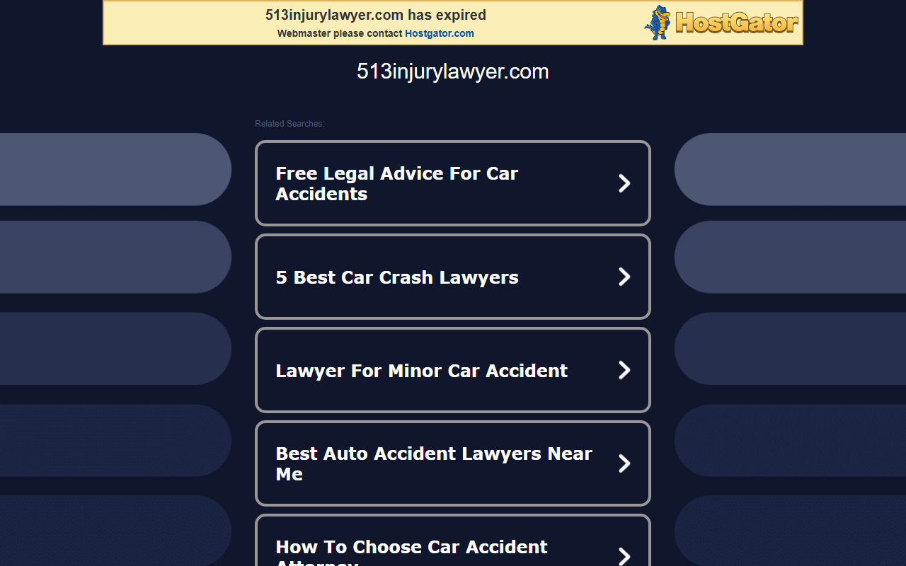 513injurylawyer.com screenshot
