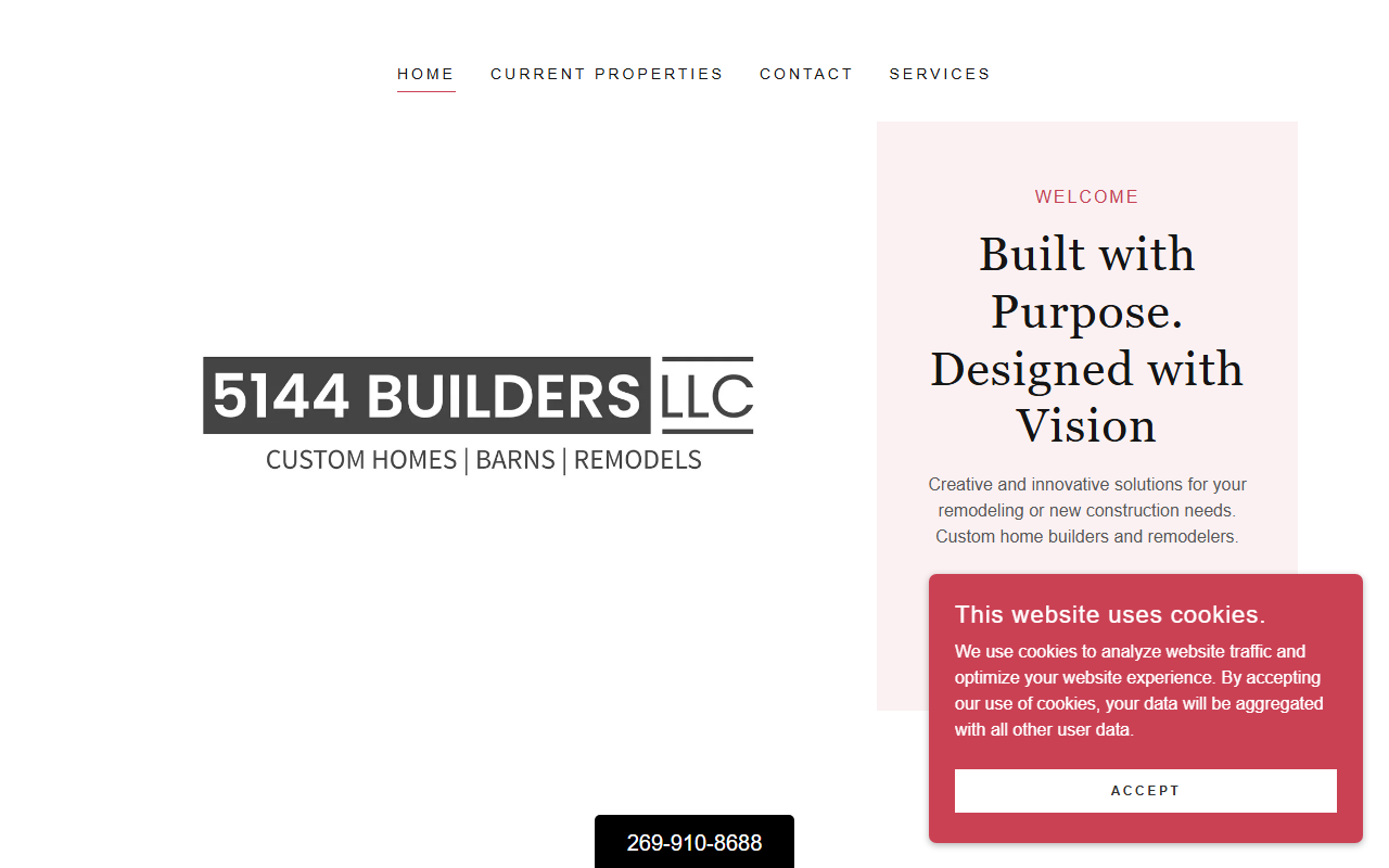 5144builders.com screenshot