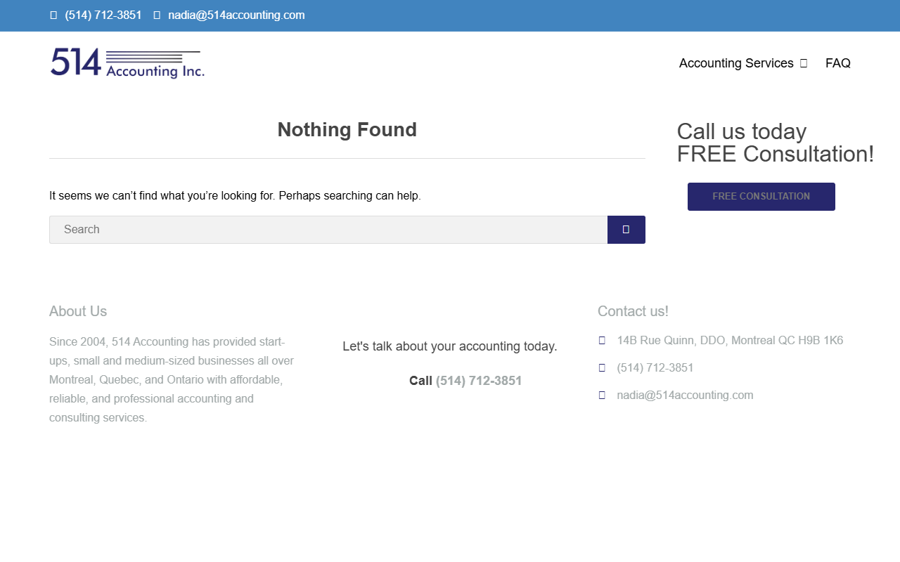 514accounting.com screenshot