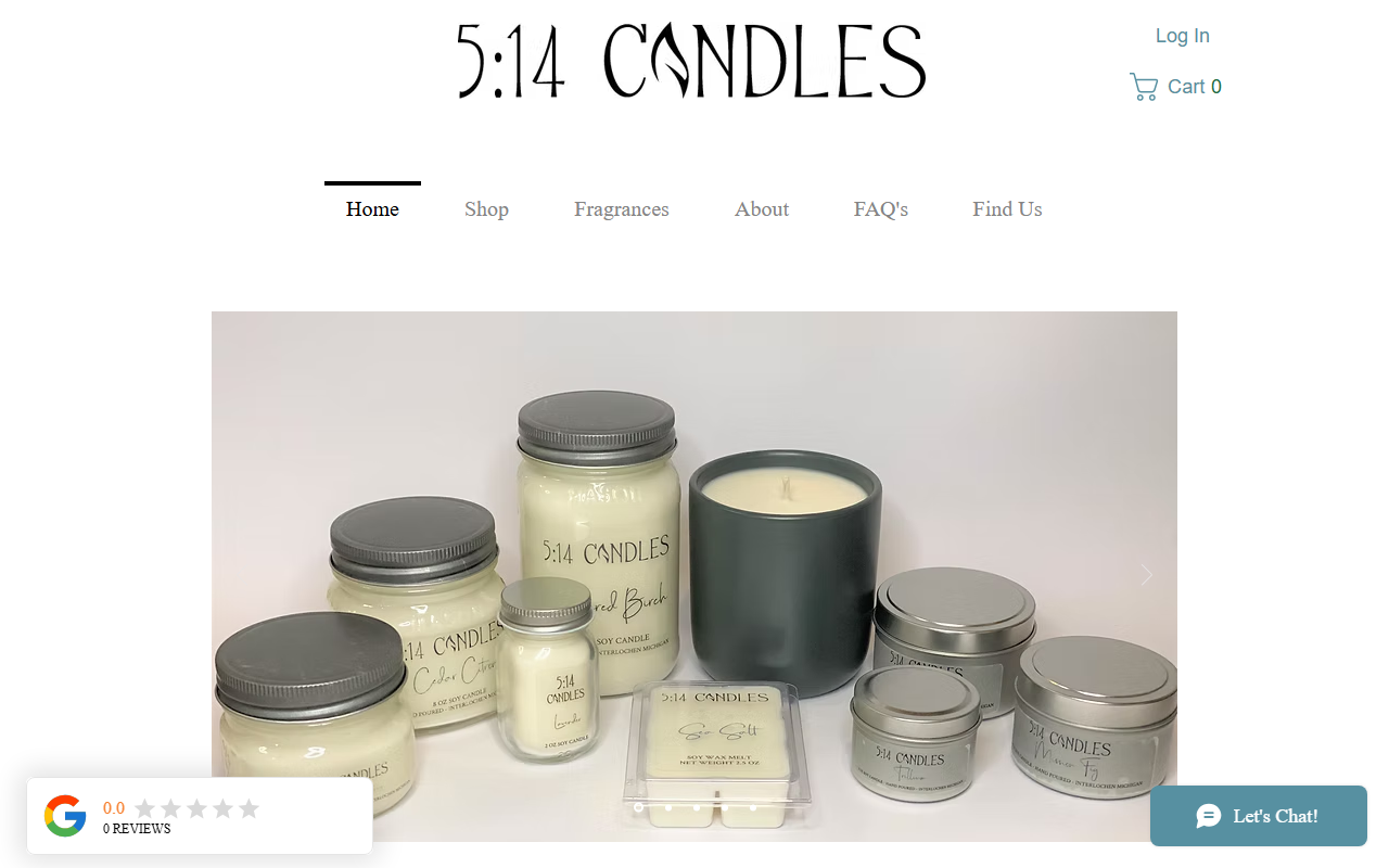 514candles.com screenshot