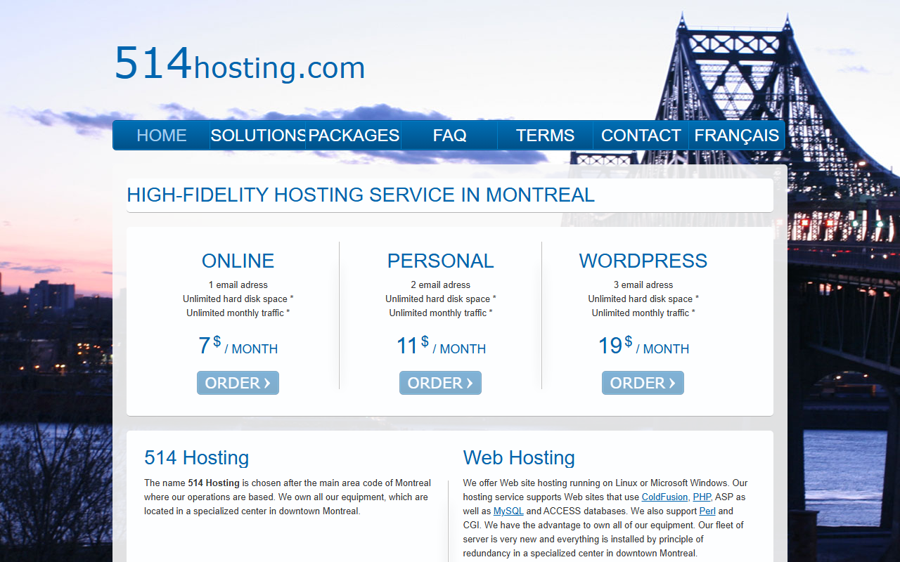 514hosting.com screenshot