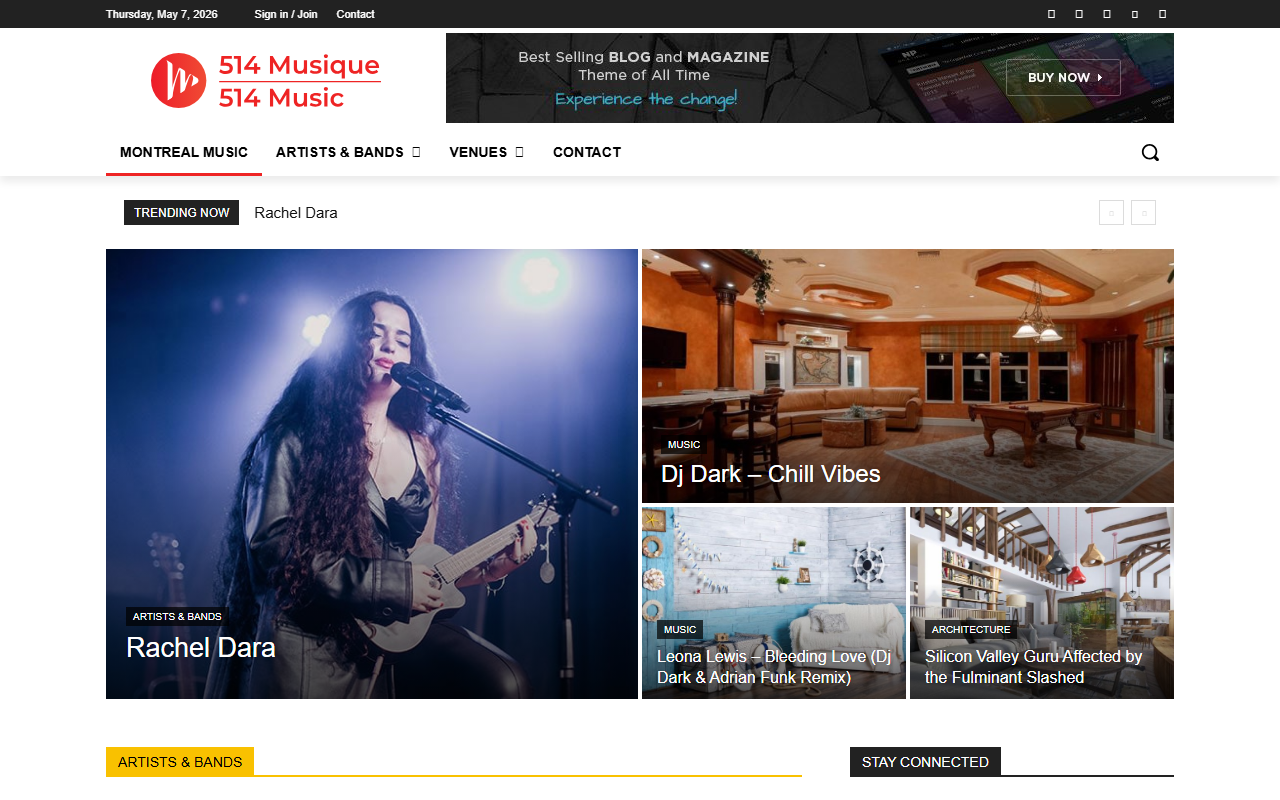 514musique.com screenshot