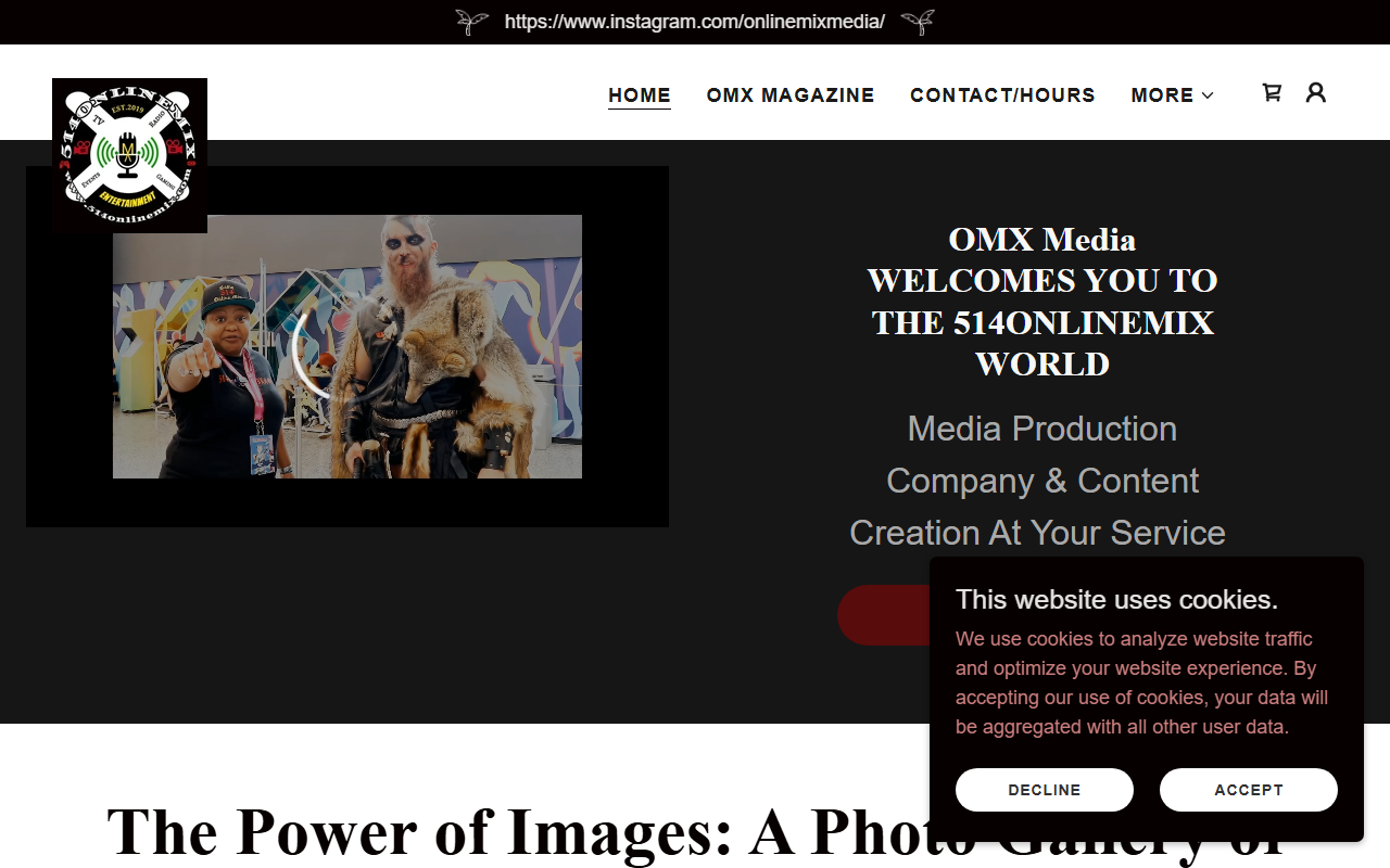 514onlinemix.com screenshot