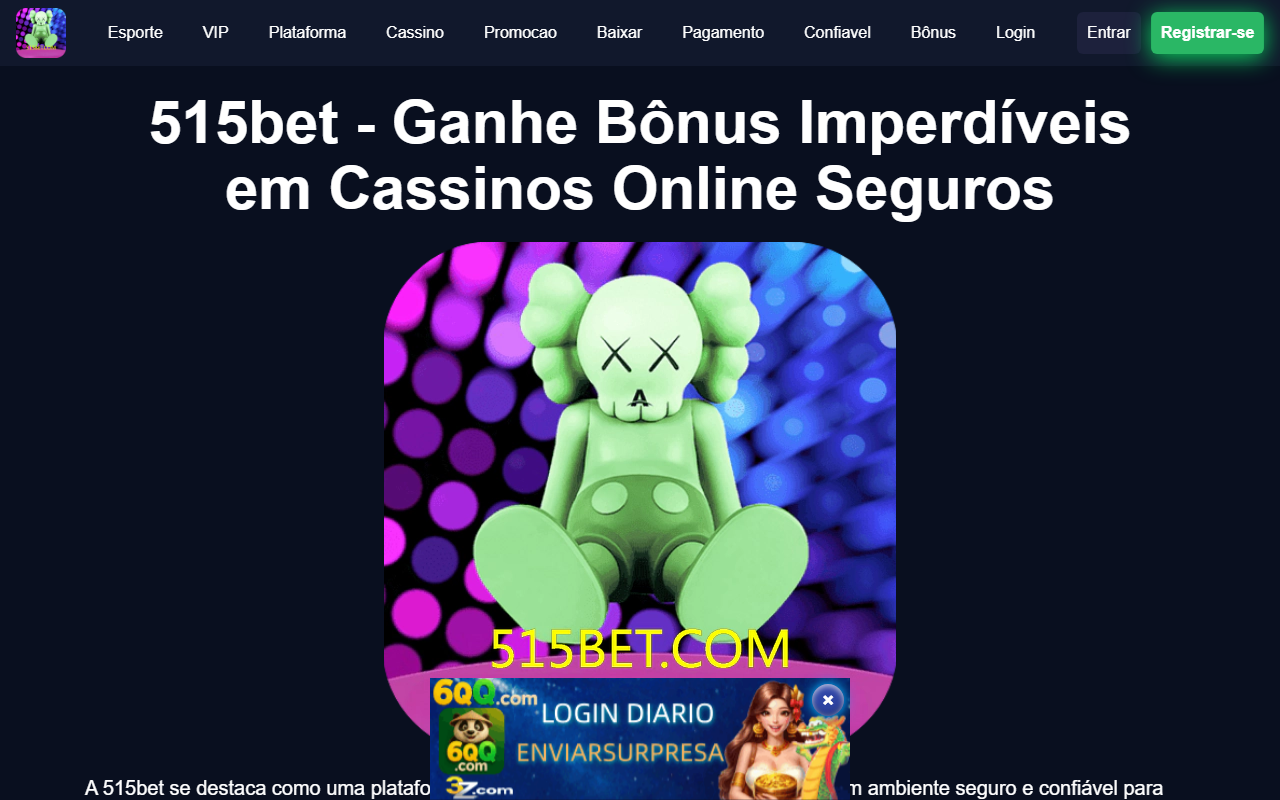 515betcassino.com screenshot