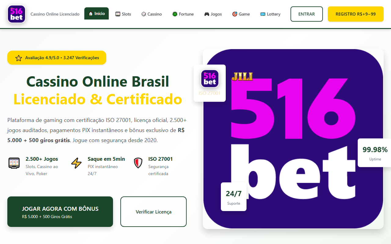 516betjogos.com screenshot