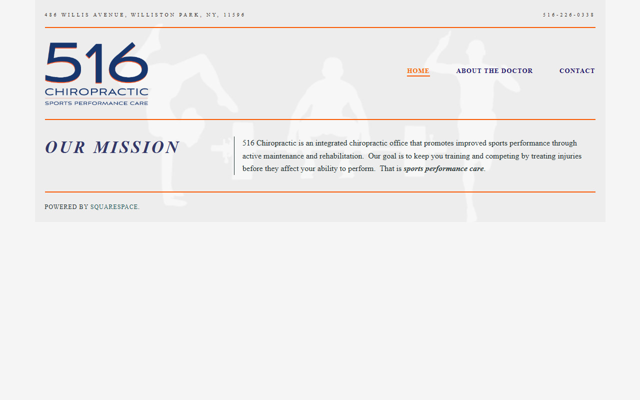 516chiropractic.com screenshot