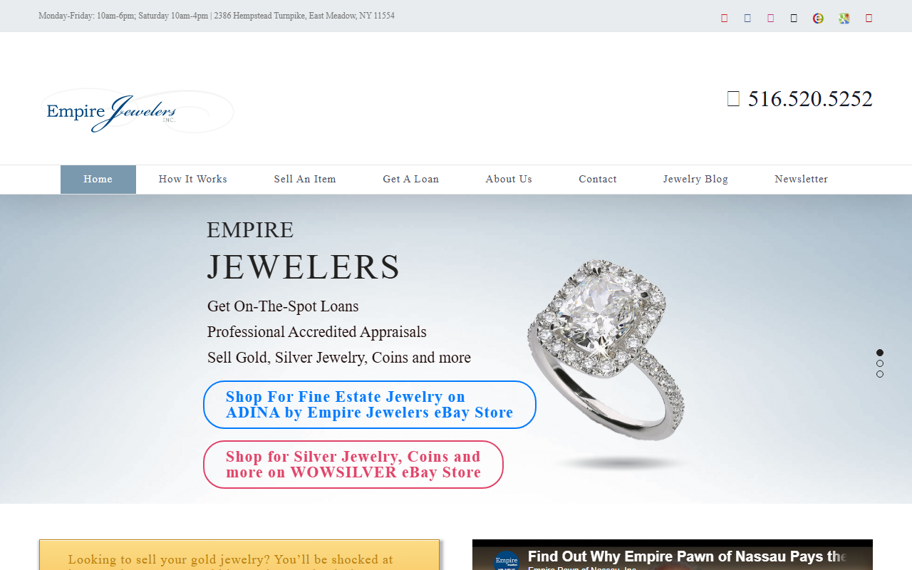 516pawnshops.com screenshot