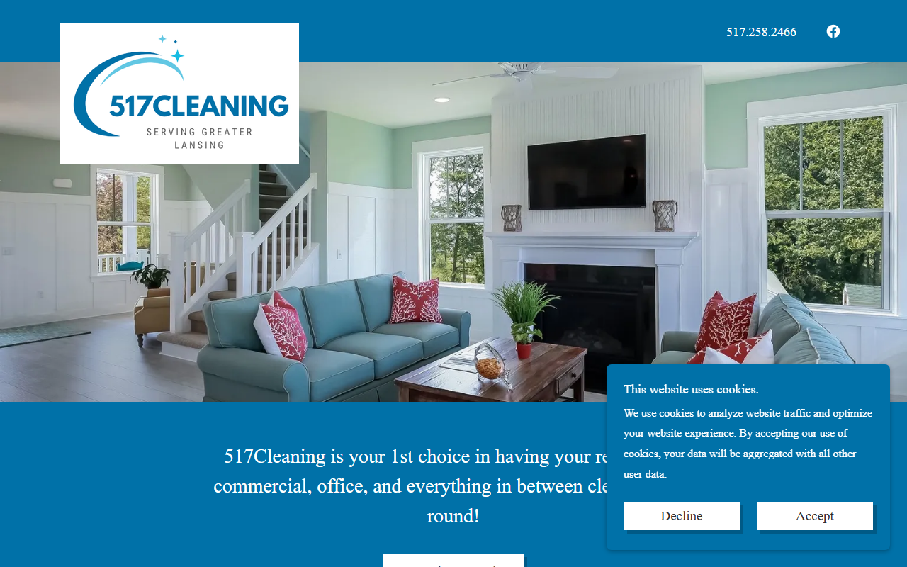 517cleaning.com screenshot