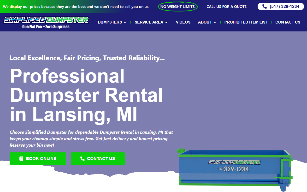 517disposal.com screenshot