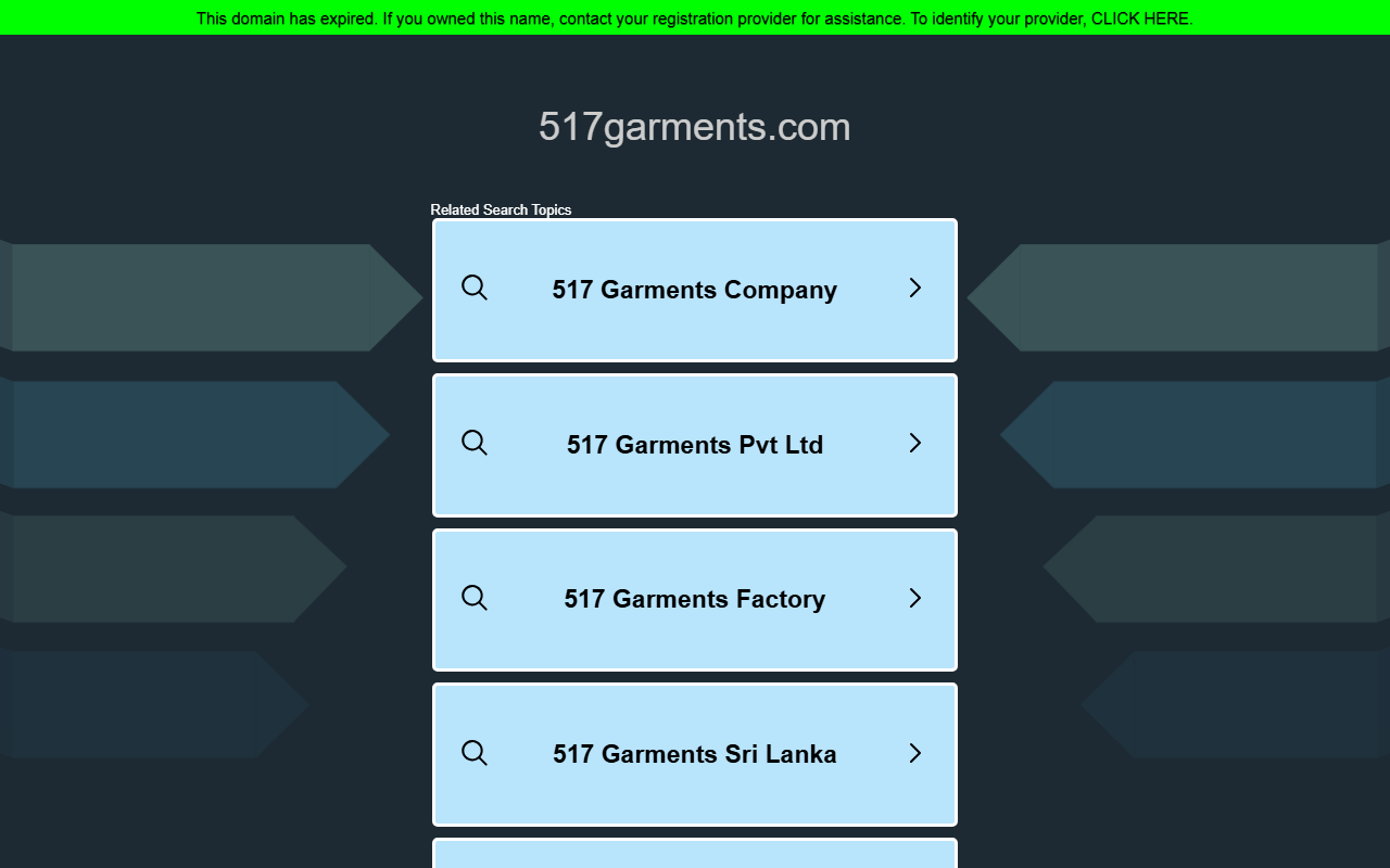 517garments.com screenshot