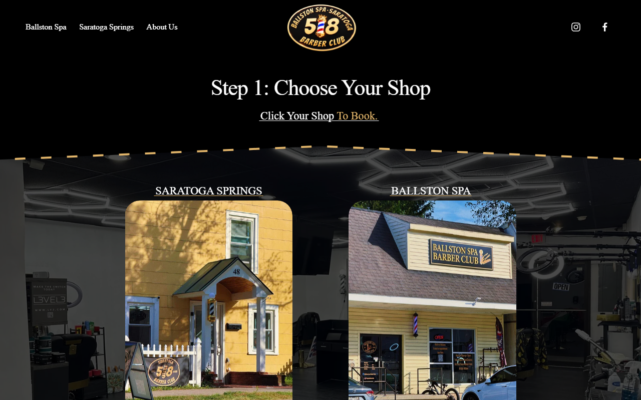 518barberclub.com screenshot