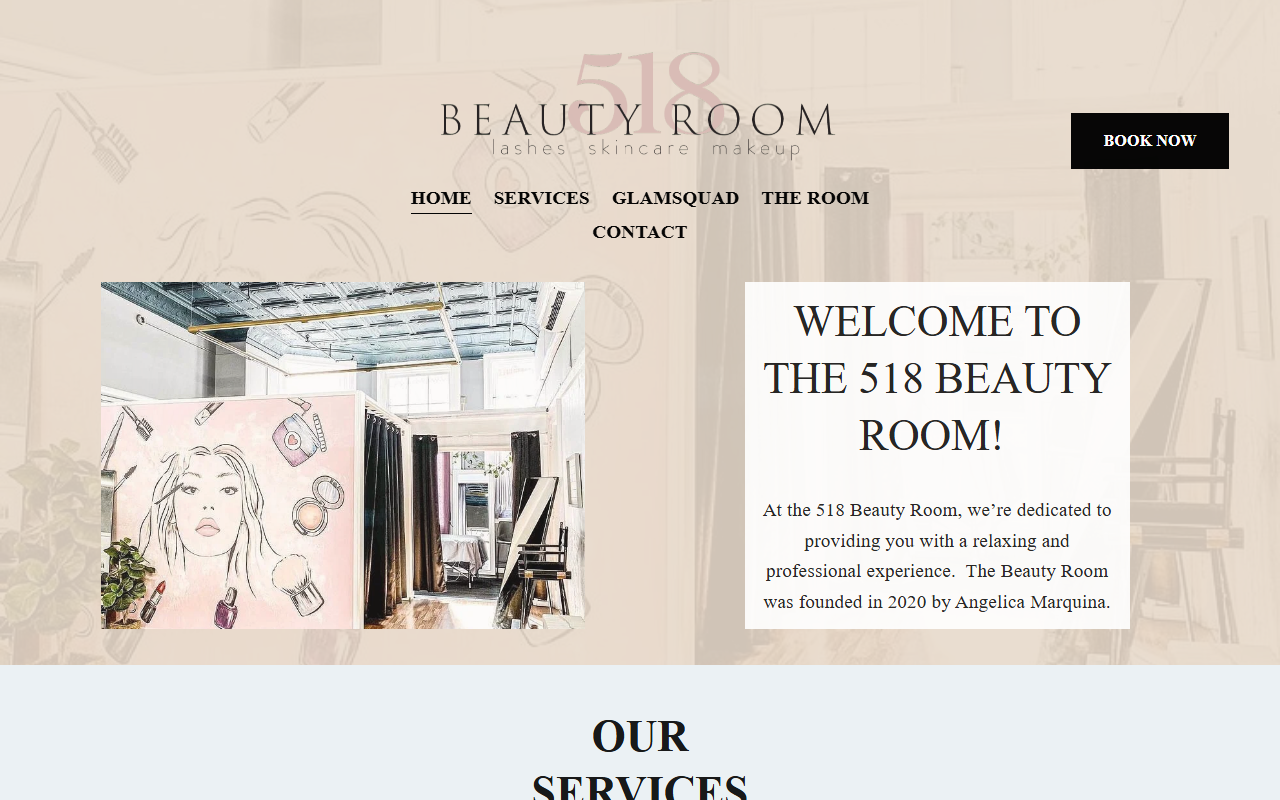518beautyroom.com screenshot