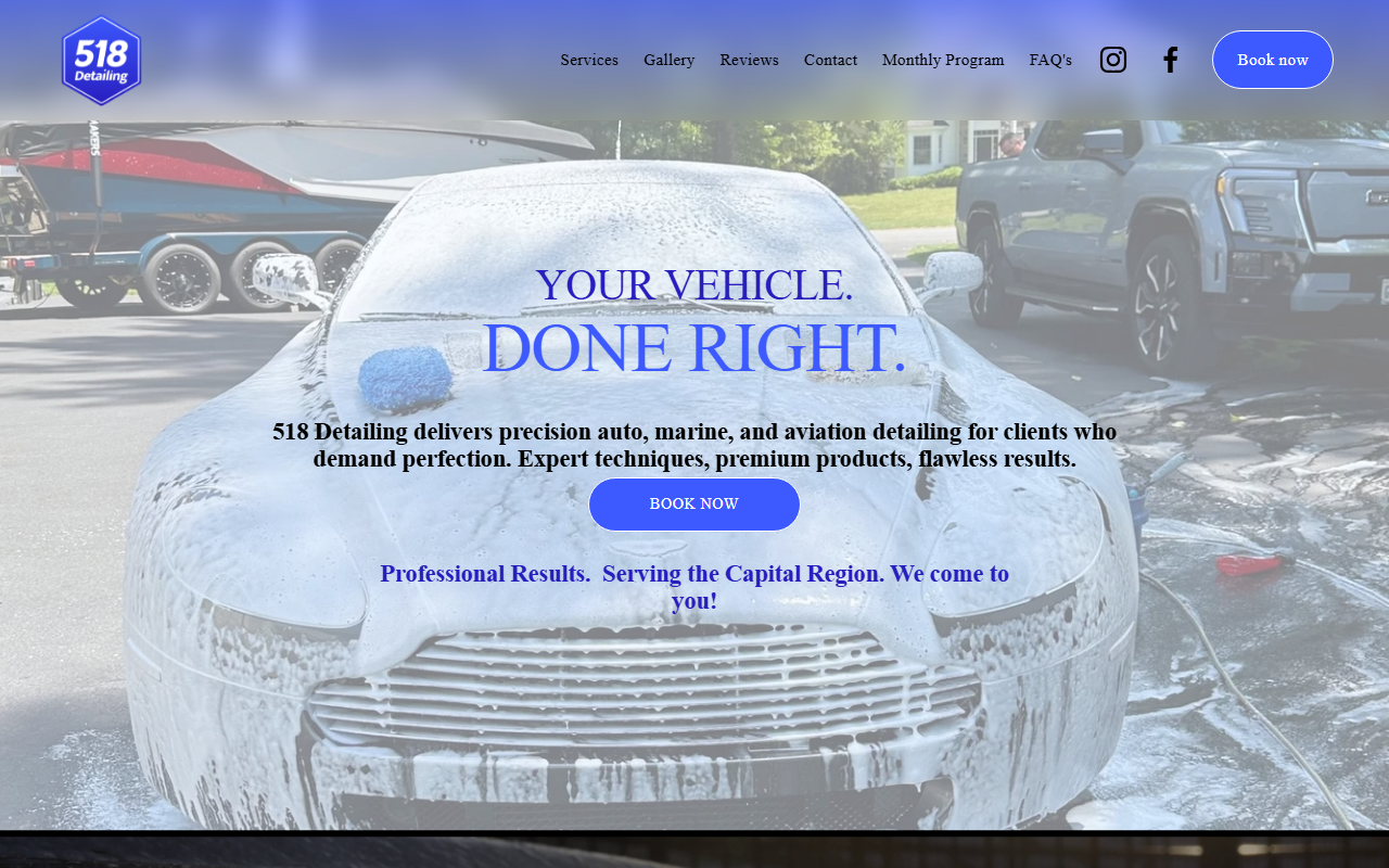 518detailing.com screenshot