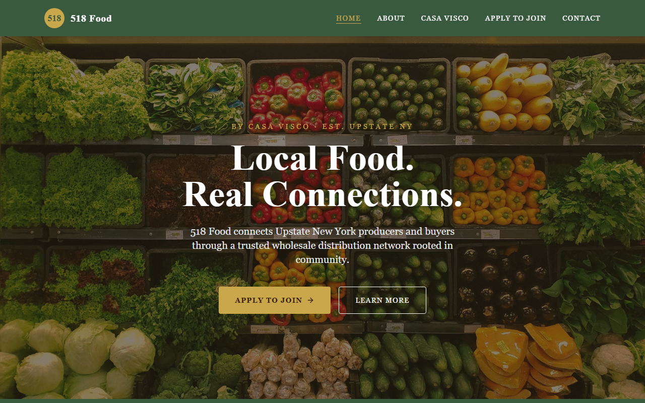 518foodllc.com screenshot