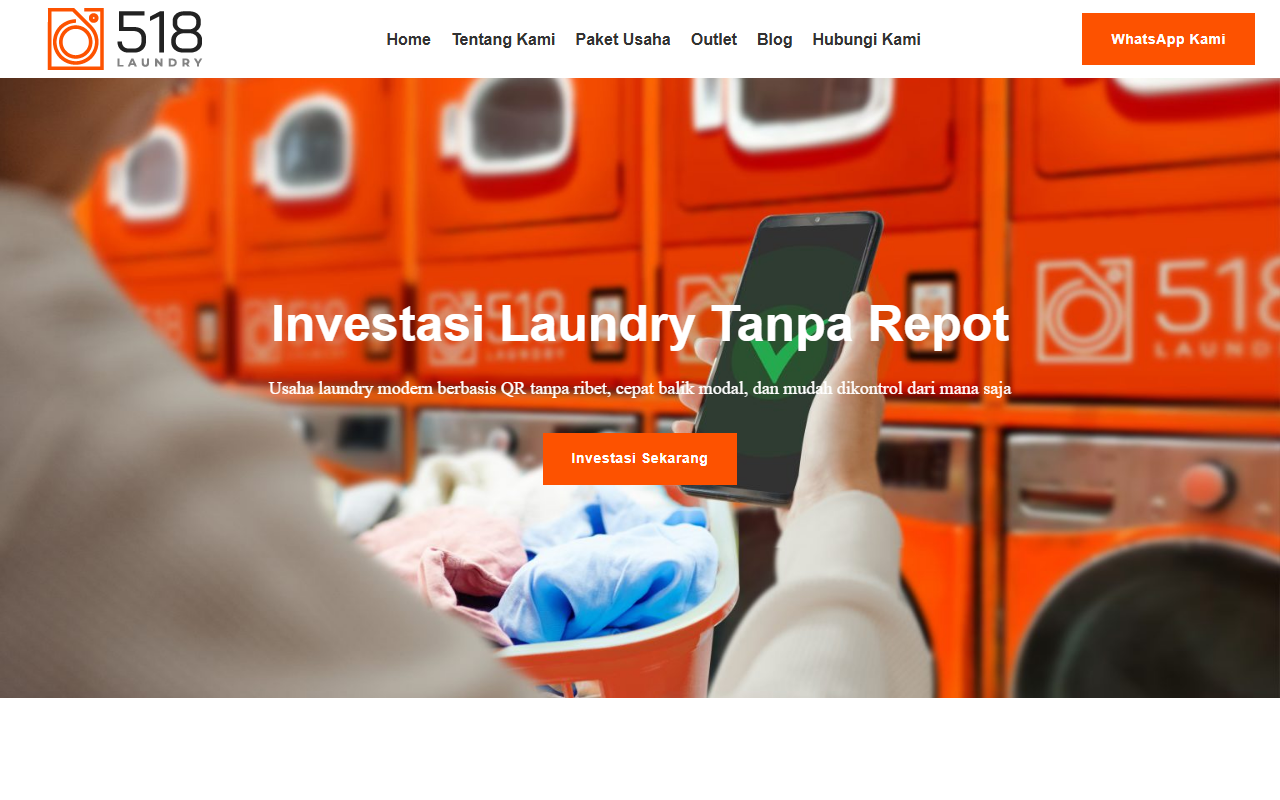 518laundry.com screenshot