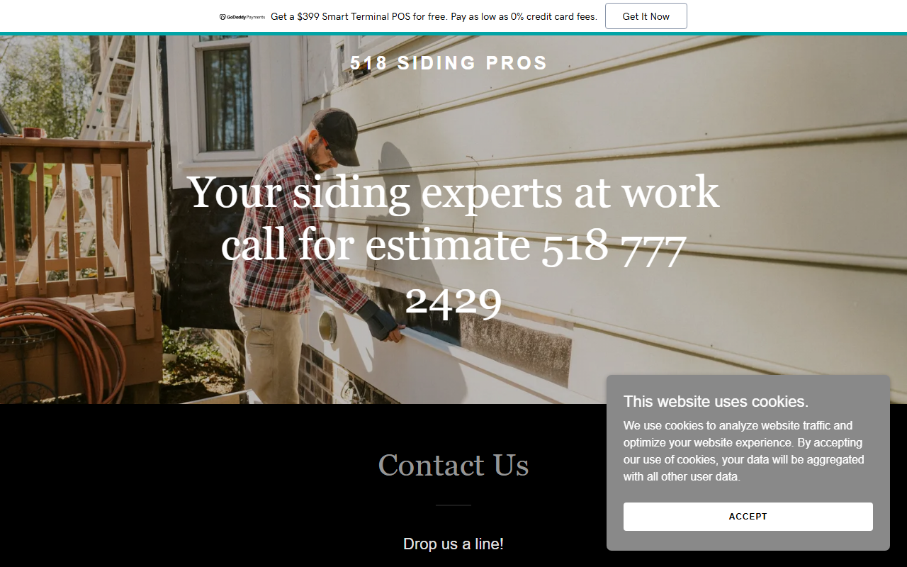 518sidingpros.com screenshot