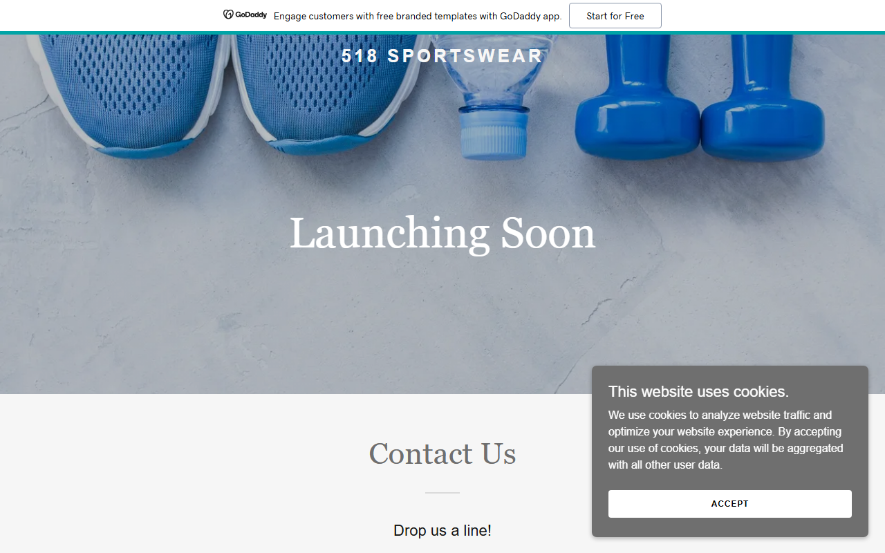 518sportswear.com screenshot