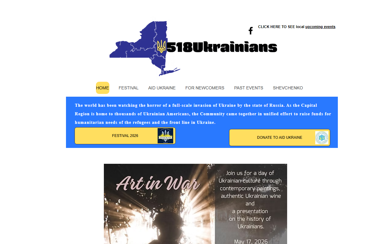 518ukrainians.com screenshot