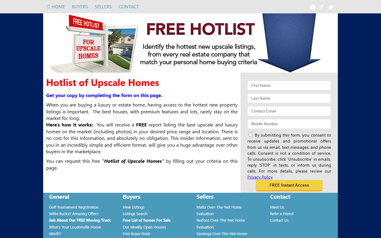 518upscalehomes.com screenshot