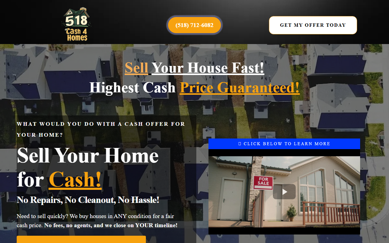 518webuyhomes.com screenshot