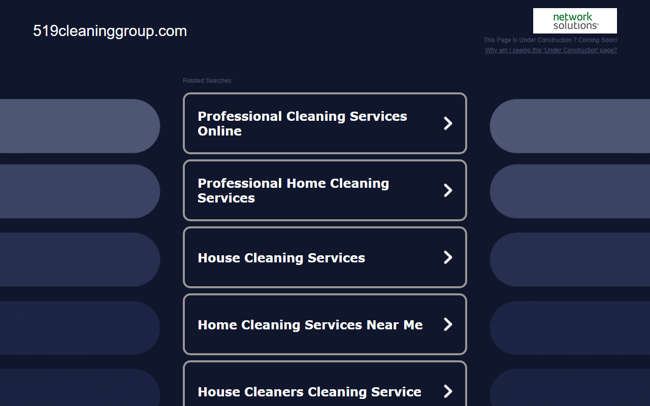 519cleaninggroup.com screenshot