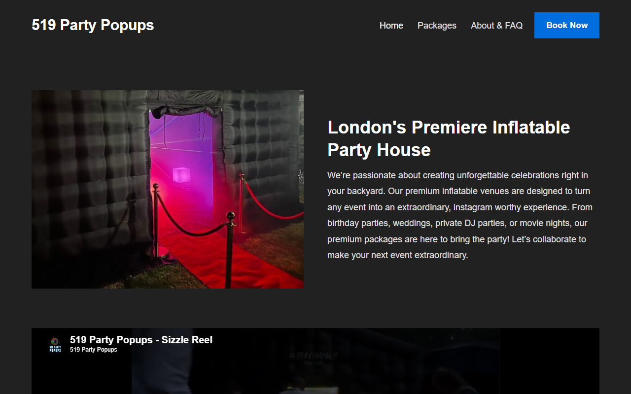 519partypopups.com screenshot
