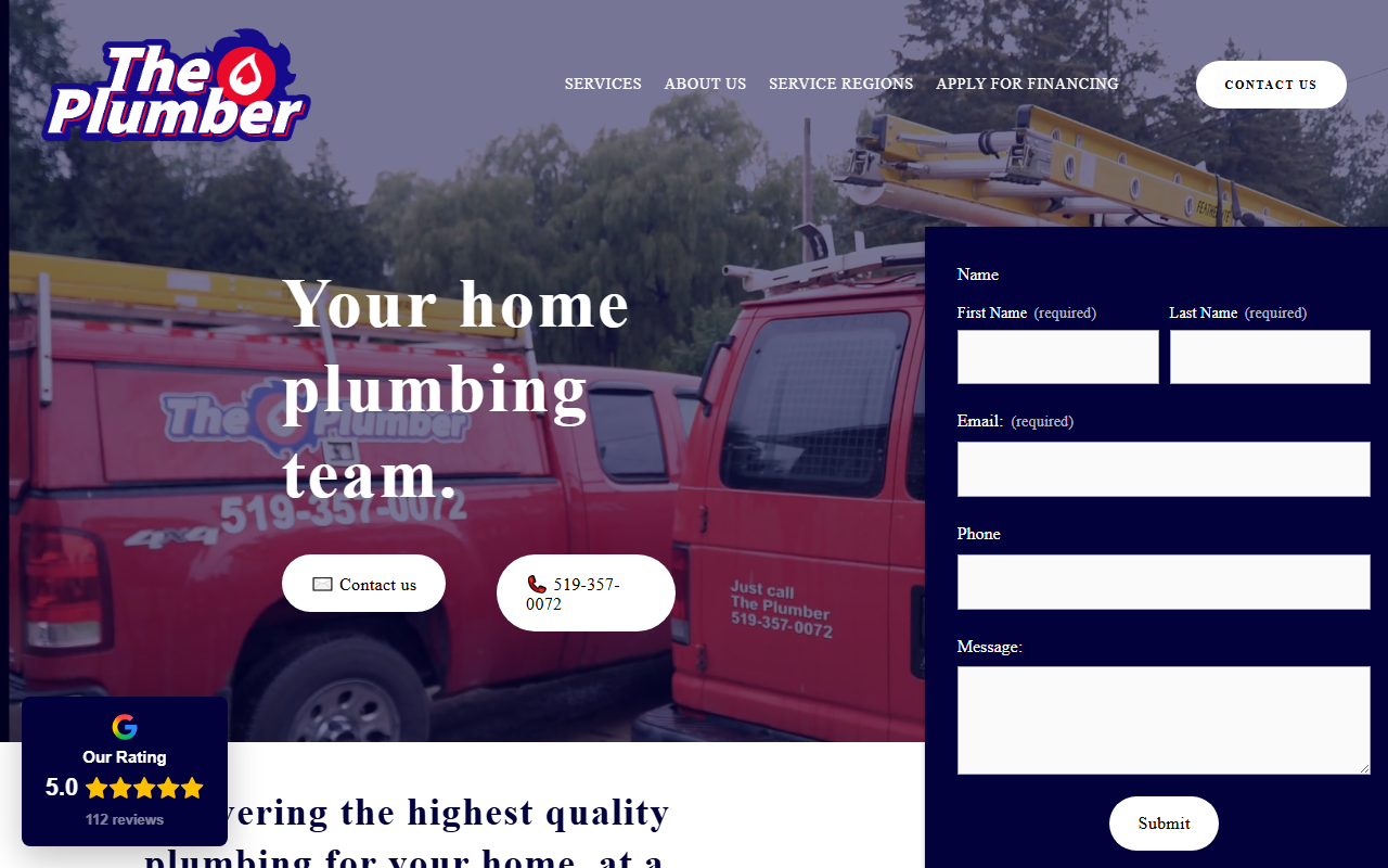 519plumber.com screenshot