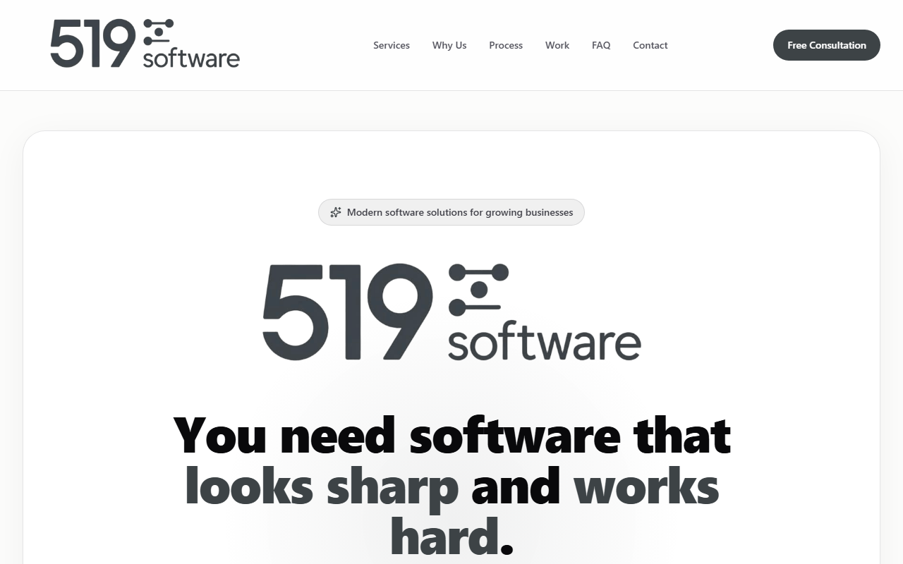 519software.com screenshot
