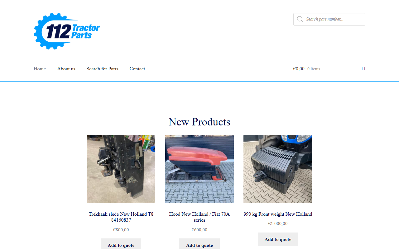 519tractorparts.com screenshot