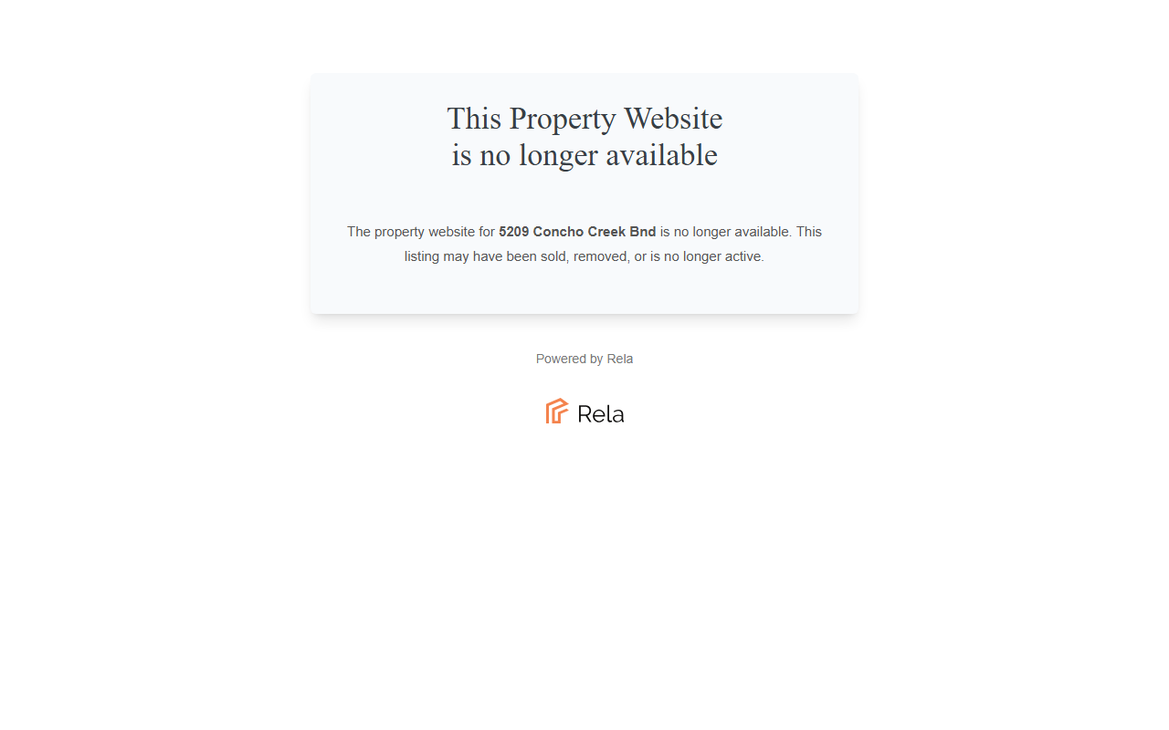 5209conchocreek.com screenshot