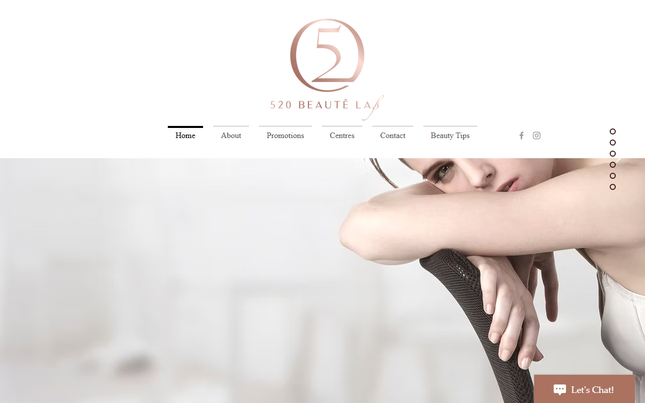 520beautelab.com screenshot