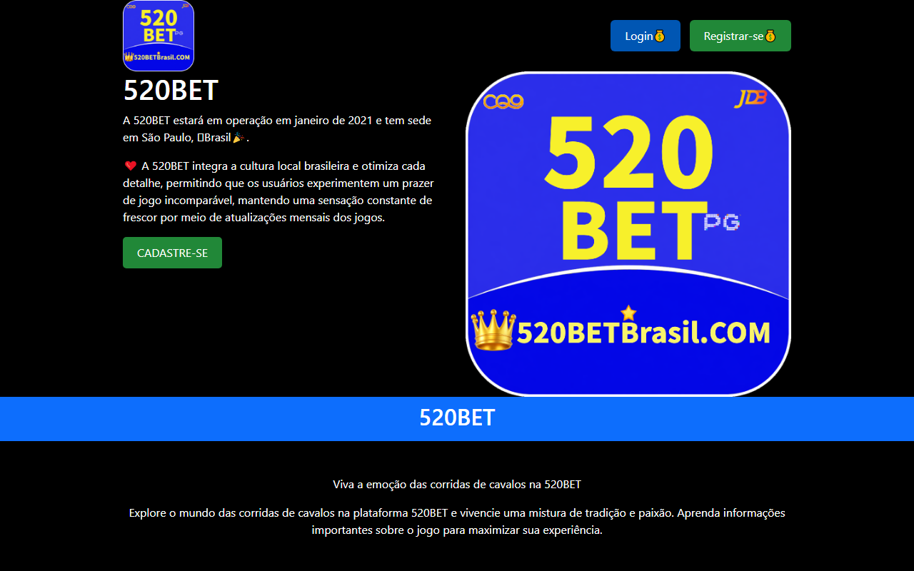 520betbrasil.com screenshot