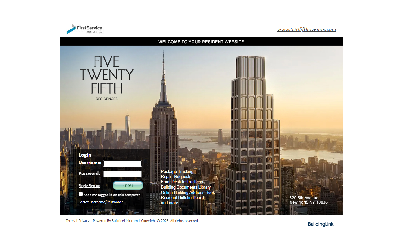 520fifthavenue.com screenshot